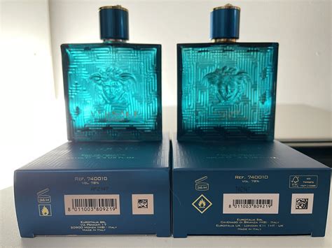 versace eros sample bottle